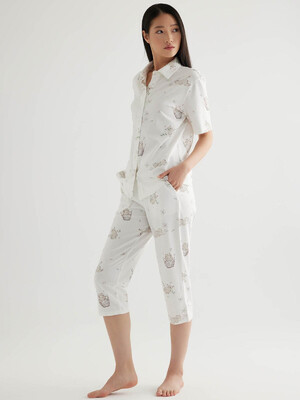 Купить Хлопковая классическая женская пижама с капри HAYS 50355 в Украина в Lingerie.ua - Одяг для дому та відпочинку, Фото 5