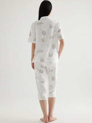Купить Хлопковая классическая женская пижама с капри HAYS 50355 в Украина в Lingerie.ua - Одяг для дому та відпочинку, Фото 6