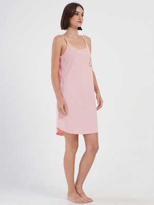 Купить Хлопковая домашняя туника на тонких бретельках VIENETTA 4070510000 в Украина в Lingerie.ua - Одяг для дому та відпочинку, Фото 14