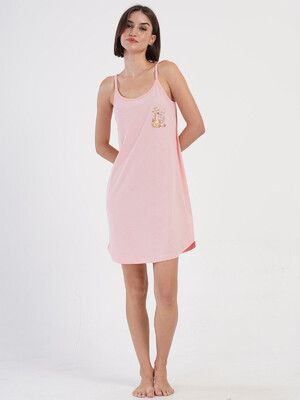 Купить Хлопковая домашняя туника на тонких бретельках VIENETTA 4070510000 в Украина в Lingerie.ua - Одяг для дому та відпочинку, Фото 9