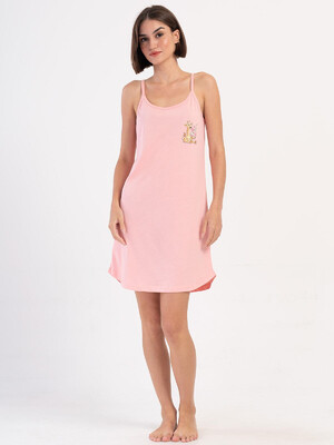 Купить Хлопковая домашняя туника на тонких бретельках VIENETTA 4070510000 в Украина в Lingerie.ua - Одяг для дому та відпочинку, Фото 7