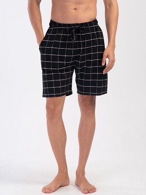 Купить Хлопковые шорты в клетку с карманами VIENETTA MAN 4032670191 в Украина в Lingerie.ua - Одяг для дому та відпочинку, Фото 1