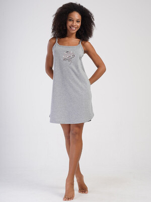 Купить Хлопковая домашняя туника на тонких бретельках VIENETTA 4070530000 в Украина в Lingerie.ua - Одяг для дому та відпочинку, Фото 17