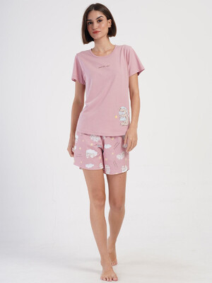 Купить Хлопковый комплект с шортами VIENETTA 4070035696 в Украина в Lingerie.ua - Одяг для дому та відпочинку, Видео