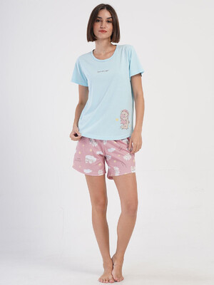 Купить Хлопковый комплект с шортами VIENETTA 4070035696 в Украина в Lingerie.ua - Одяг для дому та відпочинку, Фото 10