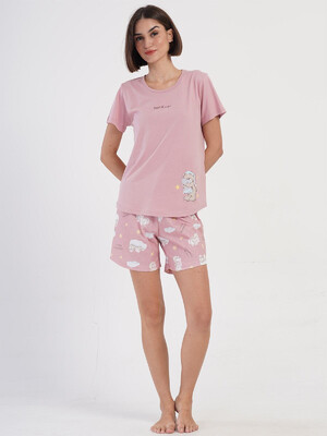 Купить Хлопковый комплект с шортами VIENETTA 4070035696 в Украина в Lingerie.ua - Одяг для дому та відпочинку, Фото 8