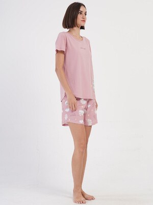 Купить Хлопковый комплект с шортами VIENETTA 4070035696 в Украина в Lingerie.ua - Одяг для дому та відпочинку, Фото 4