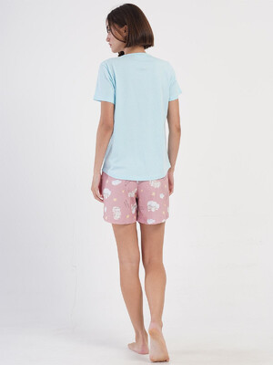 Купить Хлопковый комплект с шортами VIENETTA 4070035696 в Украина в Lingerie.ua - Одяг для дому та відпочинку, Фото 3