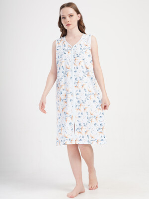 Купить Хлопковый халат женский на молнии VIENETTA 4091940710 в Украина в Lingerie.ua - Одяг для дому та відпочинку, Фото 8