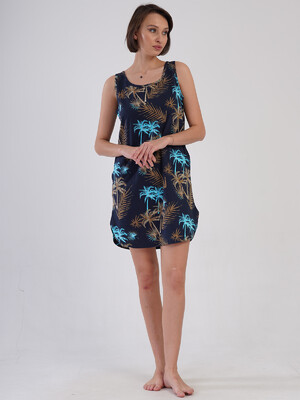 Купить Хлопковая домашняя туника на широких бретельках VIENETTA 4083106319 в Украина в Lingerie.ua - Одяг для дому та відпочинку, Фото 7