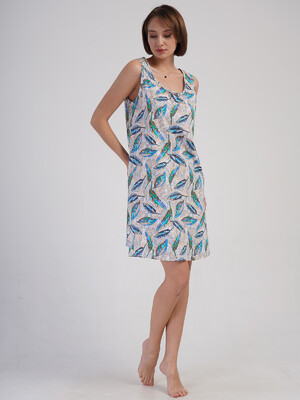 Купить Хлопковая домашняя туника летняя большого размера VIENETTA 4082158866 в Украина в Lingerie.ua - Одяг для дому та відпочинку, Фото 3