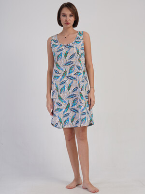 Купить Хлопковая домашняя туника летняя большого размера VIENETTA 4082158866 в Украина в Lingerie.ua - Одяг для дому та відпочинку, Фото 4