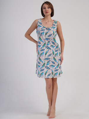 Купить Хлопковая домашняя туника летняя большого размера VIENETTA 4082158866 в Украина в Lingerie.ua - Одяг для дому та відпочинку, Фото 6