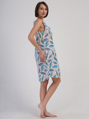 Купить Хлопковая домашняя туника летняя большого размера VIENETTA 4082158866 в Украина в Lingerie.ua - Одяг для дому та відпочинку, Фото 7