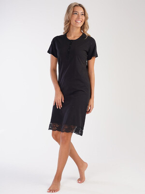 Купить Хлопковая ночная сорочка с кружевом VIENETTA 3010370000 в Украина в Lingerie.ua - Одяг для дому та відпочинку, Фото 5