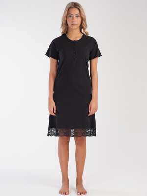 Купить Хлопковая ночная сорочка с кружевом VIENETTA 3010370000 в Украина в Lingerie.ua - Одяг для дому та відпочинку, Фото 8