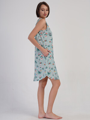 Купить Хлопковая туника на широких бретельках VIENETTA 4083911889 в Украина в Lingerie.ua - Одяг для дому та відпочинку, Фото 3