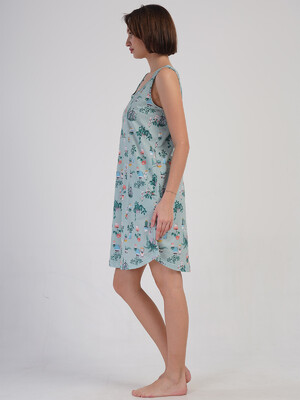 Купить Хлопковая туника на широких бретельках VIENETTA 4083911889 в Украина в Lingerie.ua - Одяг для дому та відпочинку, Фото 7