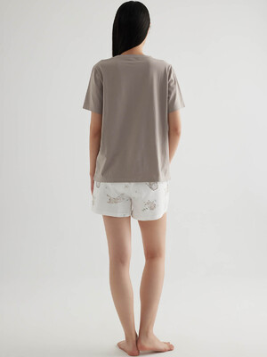 Купить Хлопковый домашний комплект из футболки и шорт HAYS 50357 в Украина в Lingerie.ua - Одяг для дому та відпочинку, Фото 5