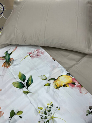 Купить Полуторный комплект постельного белья из сатина в Украина в Lingerie.ua - Одяг для дому та відпочинку, Фото 5