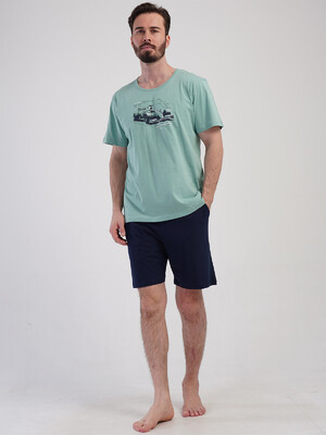 Купить Летний хлопковый костюм с шортами VIENETTA MAN 4120160000 в Украина в Lingerie.ua - Одяг для дому та відпочинку, Фото 2