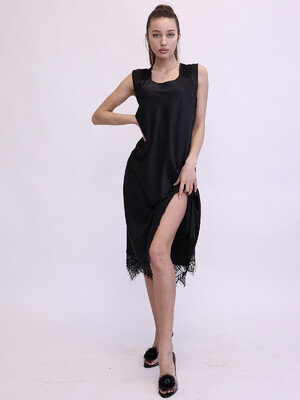 Купить Шелковая ночная сорочка с кружевом LINGERIE 170269-2 в Украина в Lingerie.ua - Одяг для дому та відпочинку, Фото 2