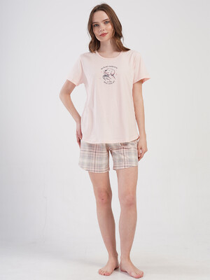 Купить Хлопковый комплект с шортами VIENETTA 4084894206 в Украина в Lingerie.ua - Одяг для дому та відпочинку, Видео