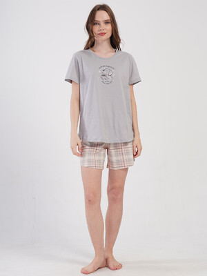 Купить Хлопковый комплект с шортами VIENETTA 4084894206 в Украина в Lingerie.ua - Одяг для дому та відпочинку, Фото 14