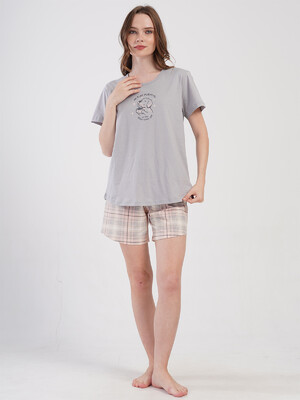 Купить Хлопковый комплект с шортами VIENETTA 4084894206 в Украина в Lingerie.ua - Одяг для дому та відпочинку, Фото 13