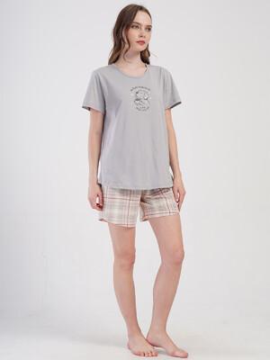 Купить Хлопковый комплект с шортами VIENETTA 4084894206 в Украина в Lingerie.ua - Одяг для дому та відпочинку, Фото 9