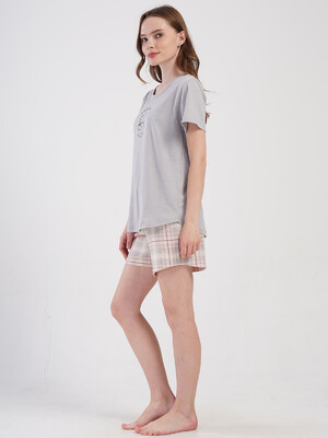 Купить Хлопковый комплект с шортами VIENETTA 4084894206 в Украина в Lingerie.ua - Одяг для дому та відпочинку, Фото 6