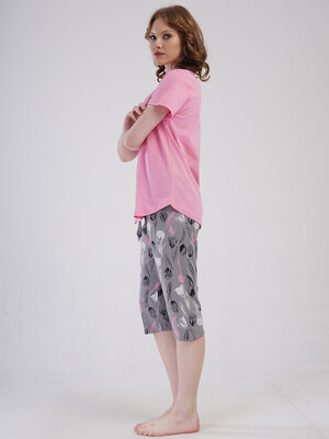 Купить Бавовняний літній комплект з капрі VIENETTA 4082183623 в Украина в Lingerie.ua - Одяг для дому та відпочинку, Фото 6