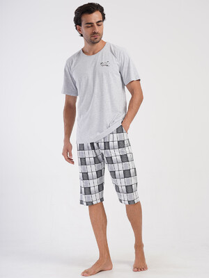 Купить Літній бавовняний комплект з коротким рукавом VIENETTA MAN 4081161189 в Украина в Lingerie.ua - Одяг для дому та відпочинку, Фото 3