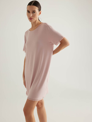 Купить Хлопковая ночная сорочка с коротким рукавом HAYS 50199 в Украина в Lingerie.ua - Одяг для дому та відпочинку, Фото 4