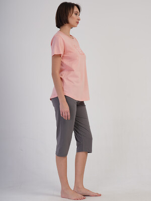 Купить Хлопковый летний комплект с бриджами  VIENETTA 4083950000 в Украина в Lingerie.ua - Одяг для дому та відпочинку, Фото 5