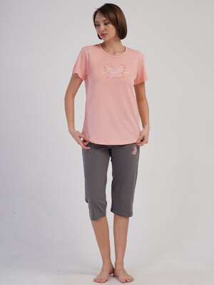 Купить Хлопковый летний комплект с бриджами  VIENETTA 4083950000 в Украина в Lingerie.ua - Одяг для дому та відпочинку, Фото 6