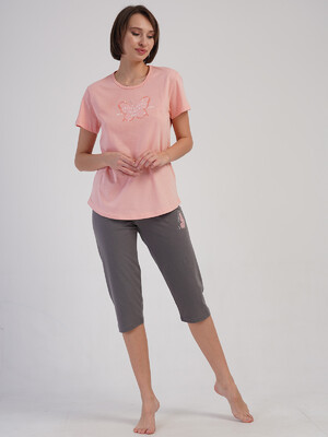 Купить Хлопковый летний комплект с бриджами  VIENETTA 4083950000 в Украина в Lingerie.ua - Одяг для дому та відпочинку, Фото 7