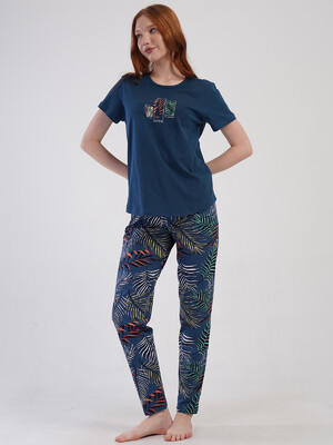 Купить Бавовняний домашній комплект зі штанами VIENETTA 4092305136 в Украина