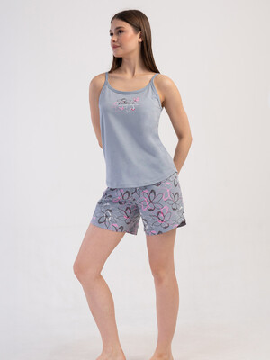 Купить Хлопковый комплект с шортами VIENETTA 4090925598 в Украина в Lingerie.ua - Одяг для дому та відпочинку, Фото 2