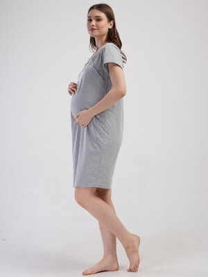 Купить Трикотажный комплект из ночной сорочки и халата VIENETTA 4110640000 в Украина в Lingerie.ua - Одяг для дому та відпочинку, Фото 3