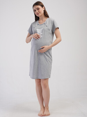 Купить Трикотажный комплект из ночной сорочки и халата VIENETTA 4110640000 в Украина в Lingerie.ua - Одяг для дому та відпочинку, Фото 8