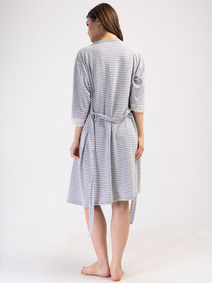 Купить Трикотажный комплект из ночной сорочки и халата VIENETTA 4110640000 в Украина в Lingerie.ua - Одяг для дому та відпочинку, Фото 9