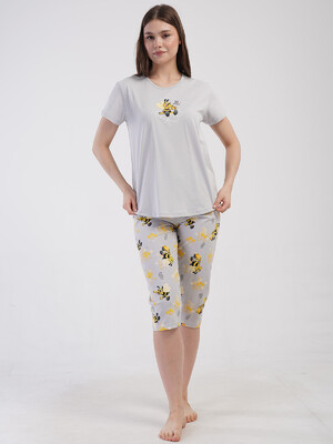 Купить Бавовняний літній комплект з капрі VIENETTA 4082898401 в Украина в Lingerie.ua - Одяг для дому та відпочинку, Фото 2