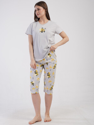 Купить Бавовняний літній комплект з капрі VIENETTA 4082898401 в Украина в Lingerie.ua - Одяг для дому та відпочинку, Фото 3