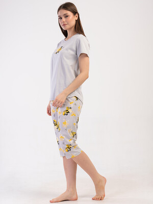 Купить Бавовняний літній комплект з капрі VIENETTA 4082898401 в Украина в Lingerie.ua - Одяг для дому та відпочинку, Фото 4