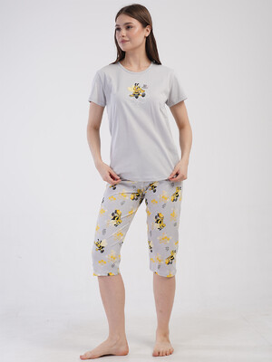 Купить Бавовняний літній комплект з капрі VIENETTA 4082898401 в Украина в Lingerie.ua - Одяг для дому та відпочинку, Фото 7