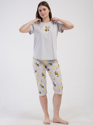 Купить Бавовняний літній комплект з капрі VIENETTA 4082898401 в Украина в Lingerie.ua - Одяг для дому та відпочинку, Фото 8