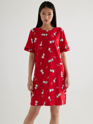 Купить Хлопковая домашняя туника с коротким рукавом HAYS 50540 в Украина в Lingerie.ua - Одяг для дому та відпочинку, Фото 5