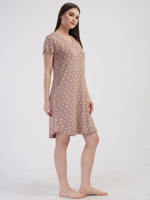 Купить Ночная сорочка с коротким рукавом VIENETTA 4092981819  в Украина в Lingerie.ua - Одяг для дому та відпочинку, Фото 4