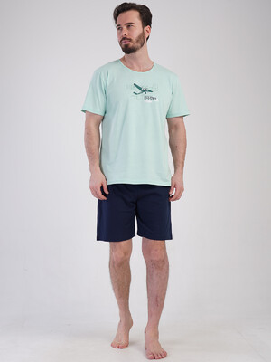 Купить Літній бавовняний костюм із шортами VIENETTA MAN 4120150000 в Украина